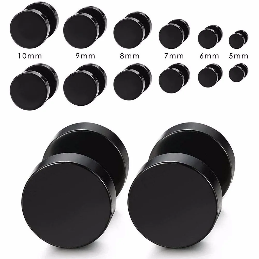STENYA 1pair/lot Stud Earrings Barbell Ear Piercing Plugs Screw on Tunnel Punk Style Men Women Fashion Double Sided
STENYA 1pair/lot Stud Earrings Barbell Ear Piercing Plugs Screw on Tunnel Punk Style Men Women Fashion Double Sided