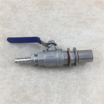 Stainless Steel Weldless Whirlpool Arm Beer Ball Valve Kit Beer Pipe fitting HomeBrew Kettle keg NPT 1/2"with Weldless Spigot
Stainless Steel Weldless Whirlpool Arm Beer Ball Valve Kit Beer Pipe fitting HomeBrew Kettle keg NPT 1/2"with Weldless Spigot