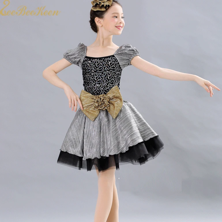 Girls Ballet Tutu Dress Black Noble Party Dress Professional Ballerina Costume Women Sequins Performance Dancewear For Children 
Girls Ballet Tutu Dress Black Noble Party Dress Professional Ballerina Costume Women Sequins Performance Dancewear For Children