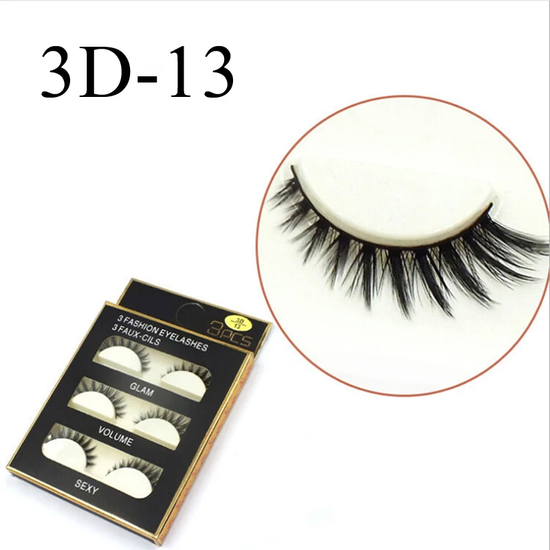 YOKPN 3 Pairs Multilayer Natural Long Thick 3D Fake Eyelashes Synthetic Fibers Eye Tail Makeup False Eyelashes Extension Tools
YOKPN 3 Pairs Multilayer Natural Long Thick 3D Fake Eyelashes Synthetic Fibers Eye Tail Makeup False Eyelashes Extension Tools