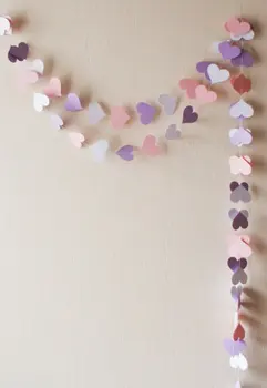 White Pink Lilac heart paper 10ft banners, Wedding garland, Beby shower decor,bridal shower,girl birthday party
White Pink Lilac heart paper 10ft banners, Wedding garland, Beby shower decor,bridal shower,girl birthday party