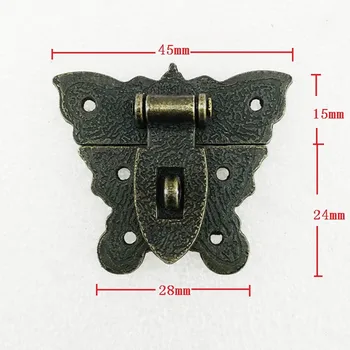 Wholesale Carved Butterfly Buckle Hasp Hasp Wooden Wine Box With Lock Buckle Antique Padlock Hardware,Zinc Alloy,39*45mm,20Pcs
Wholesale Carved Butterfly Buckle Hasp Hasp Wooden Wine Box With Lock Buckle Antique Padlock Hardware,Zinc Alloy,39*45mm,20Pcs