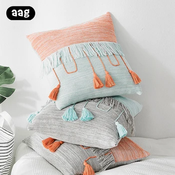 Nordic Handwork Tassels Throw Pillow Cushion Retro Contrast Color Modern Home Decorative Pillow Office Chair Decoration 45x45cm
Nordic Handwork Tassels Throw Pillow Cushion Retro Contrast Color Modern Home Decorative Pillow Office Chair Decoration 45x45cm