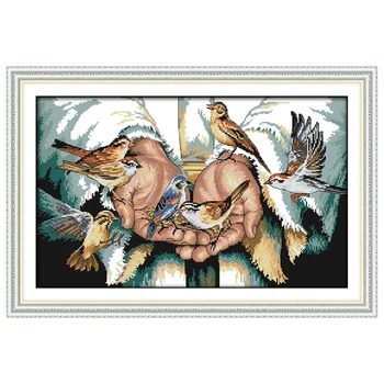 Wi8th Love In 8the Hands Counted Cross Stitch 11 14CT Cross Stitch Sets Cross-stitch Kits Embroidery Needlework
Wi8th Love In 8the Hands Counted Cross Stitch 11 14CT Cross Stitch Sets Cross-stitch Kits Embroidery Needlework