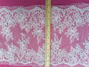 French Lace corded trim veil accessories fabric high quality wedding formal dress bridal lace trim 3meters per pc
French Lace corded trim veil accessories fabric high quality wedding formal dress bridal lace trim 3meters per pc