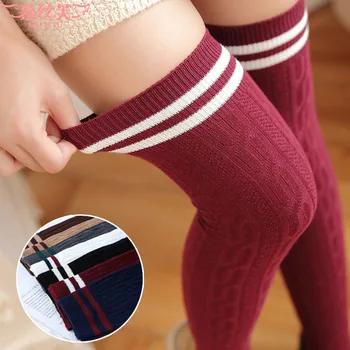 New Twist Vertical Stripe Multicolor Stocking Pure Cotton Slimmer Below Knees College Style Jacquard Knee-sock Two Ways Dressing
New Twist Vertical Stripe Multicolor Stocking Pure Cotton Slimmer Below Knees College Style Jacquard Knee-sock Two Ways Dressing