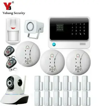 Yobang Security-GPRS WIFI GSM Alarm System Touch keypad APP controlled Home Secure Alarm Kits with IP camera,Door Close Reminder
Yobang Security-GPRS WIFI GSM Alarm System Touch keypad APP controlled Home Secure Alarm Kits with IP camera,Door Close Reminder