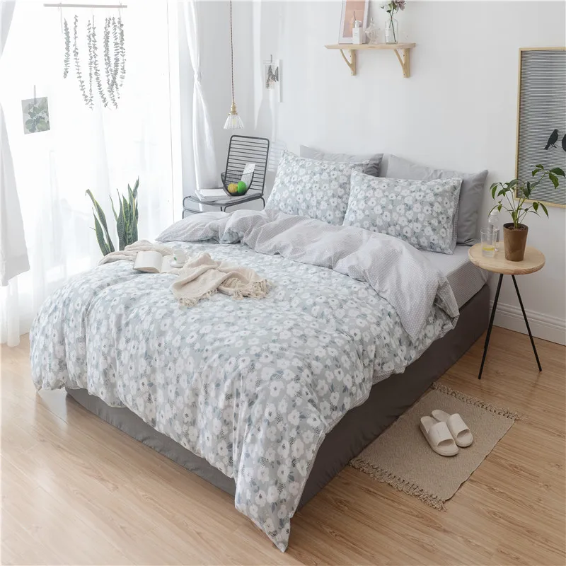 Modern Style Light Print 100% Cotton Bedsheet Pillowcase Duvet Cover Sets 100% Cotton Bedlinen Twin Double Queen Size Bedding
Modern Style Light Print 100% Cotton Bedsheet Pillowcase Duvet Cover Sets 100% Cotton Bedlinen Twin Double Queen Size Bedding