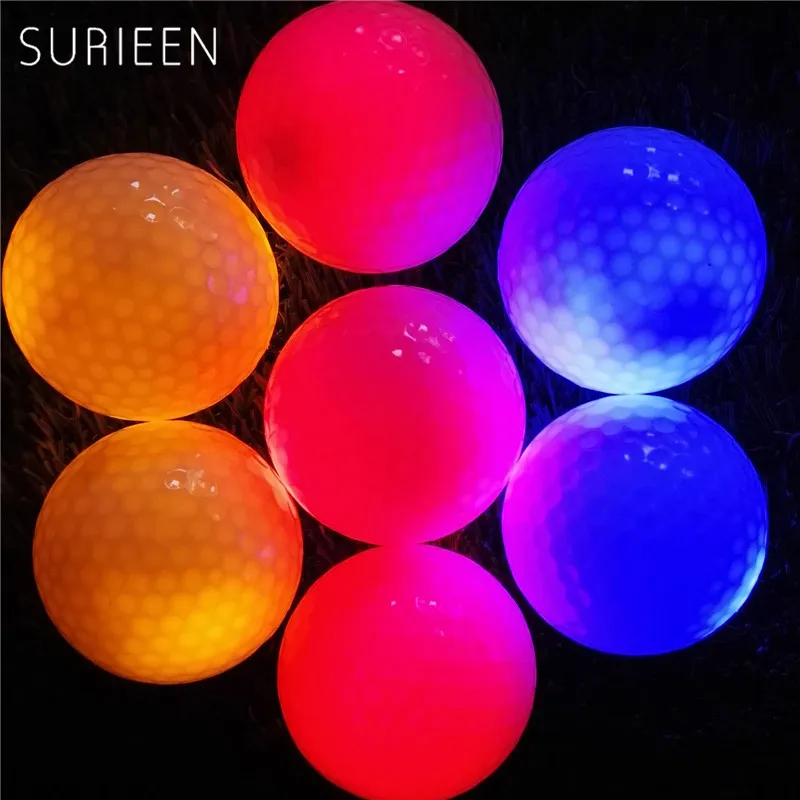 4Pcs/Lot Red Light-up Flashing Night LED Light Golf Balls Glowing Constant Shining Two Layer Training Ball White Green Pink Blue
4Pcs/Lot Red Light-up Flashing Night LED Light Golf Balls Glowing Constant Shining Two Layer Training Ball White Green Pink Blue