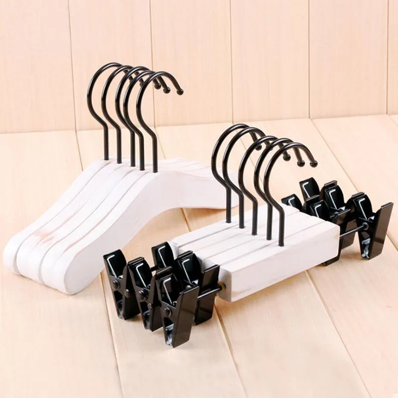 20 Pcs White Antique Wooden Suits Hanger for Baby Kids, Sepia Polished make the old Style Clothes Pants Hanger with Black Hook
20 Pcs White Antique Wooden Suits Hanger for Baby Kids, Sepia Polished make the old Style Clothes Pants Hanger with Black Hook