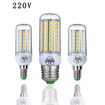 LED Lamp E27 E14 LED Bulb SMD5730 220V Corn Bulb 24 36 48 56 69 72LEDs Chandelier Candle LED Light For Home light
LED Lamp E27 E14 LED Bulb SMD5730 220V Corn Bulb 24 36 48 56 69 72LEDs Chandelier Candle LED Light For Home light