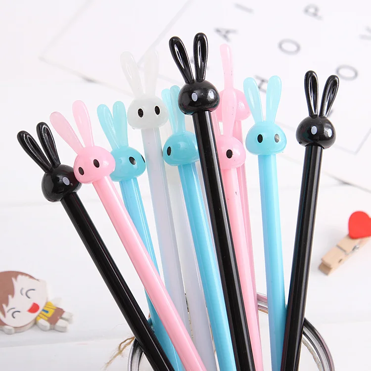 (1pcs/sell) Rabbit Head Gel Pen Black Ink Refill 0.5 Mm Gel Ink Pens Papelaria Kawaii School Stationery Escolar School Supplies
(1pcs/sell) Rabbit Head Gel Pen Black Ink Refill 0.5 Mm Gel Ink Pens Papelaria Kawaii School Stationery Escolar School Supplies