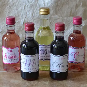Personalized Wedding Labels, 2.5 x 2 inch Die Cut Mini Wine Bottle Wedding Labels, Decoration for the party
Personalized Wedding Labels, 2.5 x 2 inch Die Cut Mini Wine Bottle Wedding Labels, Decoration for the party