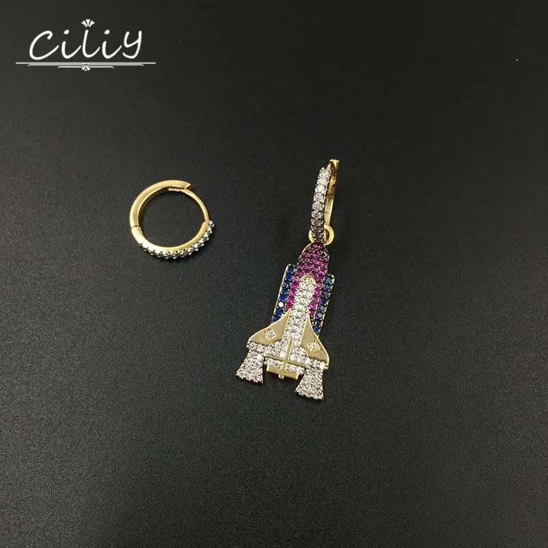 Ciliy Hyperbole Fashion Asymmetry Earrings Colourful Zircon rocket Earring Women Boucles D'Oreilles Pour Les Femmes F1420FY 
Ciliy Hyperbole Fashion Asymmetry Earrings Colourful Zircon rocket Earring Women Boucles D'Oreilles Pour Les Femmes F1420FY