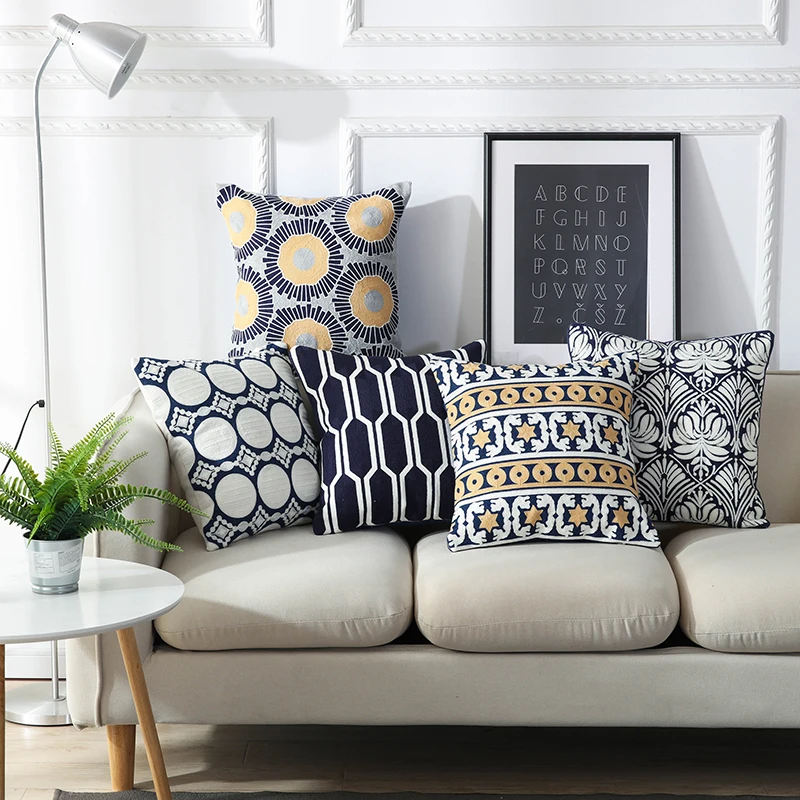 Mediterranean Style Full Embroidery Seat or Sofa Cushions/Home Fashion Decor Pillows 45*45cm Square
Mediterranean Style Full Embroidery Seat or Sofa Cushions/Home Fashion Decor Pillows 45*45cm Square