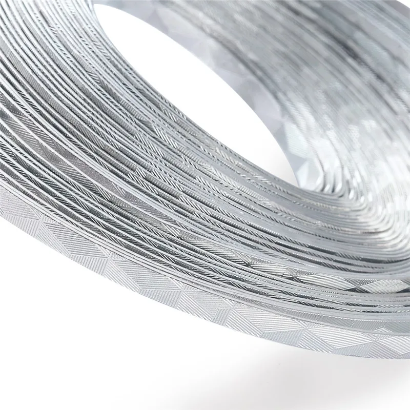10m/roll Artistic Carved Aluminum Wire Chain Wrap Silver for Jewelry Making DIY Bracelet Necklace Finding 5x1mm
10m/roll Artistic Carved Aluminum Wire Chain Wrap Silver for Jewelry Making DIY Bracelet Necklace Finding 5x1mm