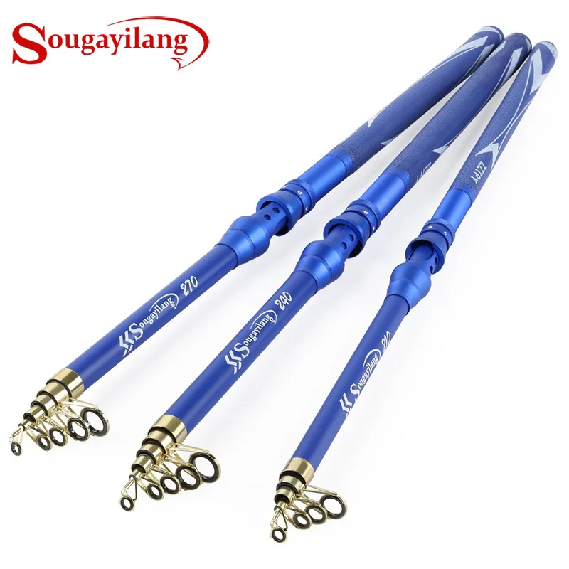 Sougayilang 2.1M 2.4M 2.7M Telescopic Fishing Rod Ultra Light Super Hard Carbon Fiber Fishing Pole For Trout Bass Carp Fishing
Sougayilang 2.1M 2.4M 2.7M Telescopic Fishing Rod Ultra Light Super Hard Carbon Fiber Fishing Pole For Trout Bass Carp Fishing