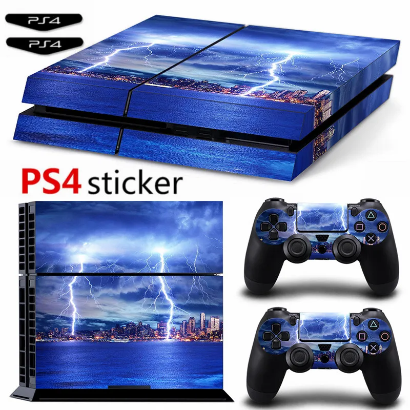 Lightning Ps4 Sticker Vinyl Cover Decal PS4 Skin for PS4 Console and 2 Controllers
Lightning Ps4 Sticker Vinyl Cover Decal PS4 Skin for PS4 Console and 2 Controllers