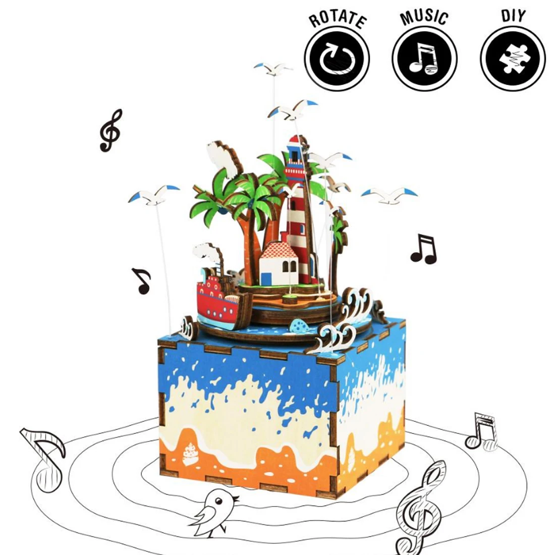 Vocational Island Theme Shape 3D Puzzle Building Blocks DIY Music Box Stem Toys Home Decoraction Kits Education Toys For Kids
Vocational Island Theme Shape 3D Puzzle Building Blocks DIY Music Box Stem Toys Home Decoraction Kits Education Toys For Kids