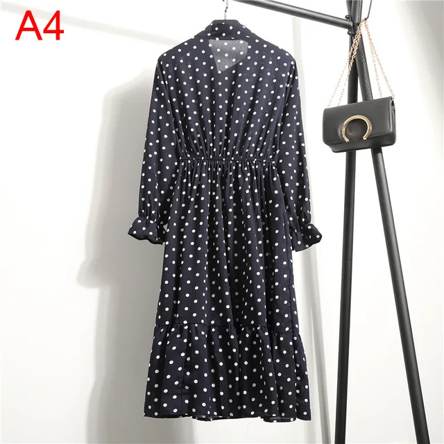 2020 jesienna damska sukienka dla kobiet szyfonowa koszula z długim rękawem sukienka A-line Midi zimowa sukienka biała kokardka kwiatowy Vestidos Vintage tanie tanio Poliester COTTON Jesień Stojak Pełna Butterfly rękawem Łuk Na co dzień empire Drukuj Kolan 2020 jesienna damska sukienka dla kobiet szyfonowa koszula z długim rękawem sukienka A-line Midi zimowa sukienka biała kokardka kwiatowy Vestidos Vintage tanie tanio Poliester COTTON Jesień Stojak Pełna Butterfly rękawem Łuk Na co dzień empire Drukuj Kolan