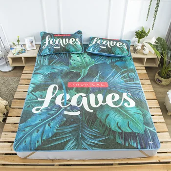 2/3-piece green leaves Printed Mattress Protector Summer Bed Mat Mattress Protector Summer Sleeping Mat Mattress Pad Protector
2/3-piece green leaves Printed Mattress Protector Summer Bed Mat Mattress Protector Summer Sleeping Mat Mattress Pad Protector