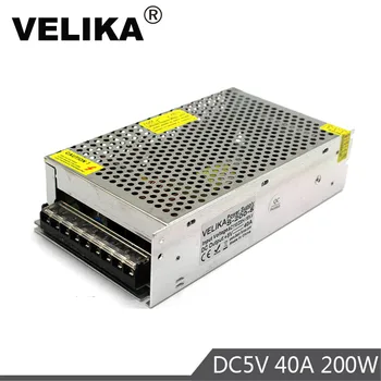 Power Supply Swich Power Source DC5V 4A 200W Driver Transformer 110V 220V AC-DC 5V SMPS For Led Display Light Lamp CNC CCTV
Power Supply Swich Power Source DC5V 4A 200W Driver Transformer 110V 220V AC-DC 5V SMPS For Led Display Light Lamp CNC CCTV