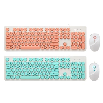 Keyboard Set 104 Keys Classic Keyboard Combo Mute Gaming Keyboard Mouse Combos Computer Universal for Mac Competitive Durable
Keyboard Set 104 Keys Classic Keyboard Combo Mute Gaming Keyboard Mouse Combos Computer Universal for Mac Competitive Durable