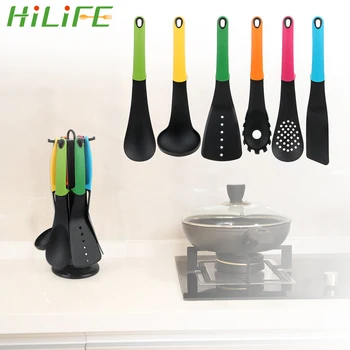 HILIFE 6 Pcs/set Nylon Cooking Utensils Flat Spatula Soup Colander Cooking Tools Non-stick Kitchenware Kitchen Tool Gadgets
HILIFE 6 Pcs/set Nylon Cooking Utensils Flat Spatula Soup Colander Cooking Tools Non-stick Kitchenware Kitchen Tool Gadgets
