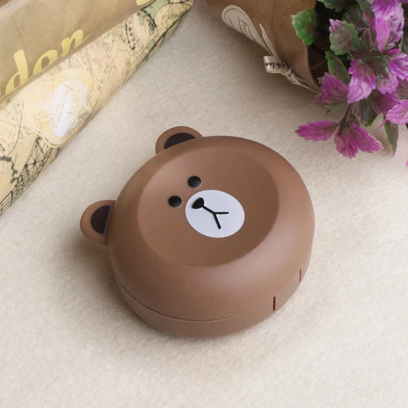 Cute Little Bear Contact Lens Case with Mirror Contact Lenses Box for Man and Women
Cute Little Bear Contact Lens Case with Mirror Contact Lenses Box for Man and Women