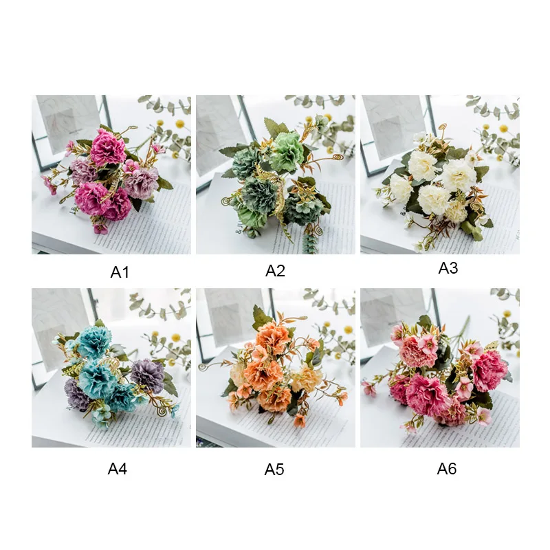 Artificial Carnation Flower Bunch Spring Decoration Simulation Fake Plant Plastic Fake Flower Wedding Party Home Garden Ornament
Artificial Carnation Flower Bunch Spring Decoration Simulation Fake Plant Plastic Fake Flower Wedding Party Home Garden Ornament