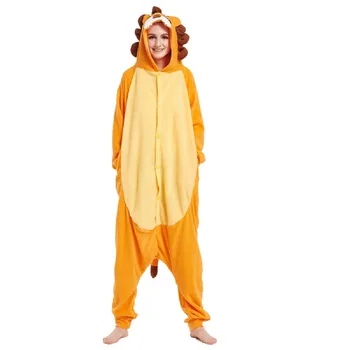 Polar Fleece Lion Jumpsuit Unisex Adult Pajamas Kigurumi Cosplay Costume Animal Sleepwear
Polar Fleece Lion Jumpsuit Unisex Adult Pajamas Kigurumi Cosplay Costume Animal Sleepwear