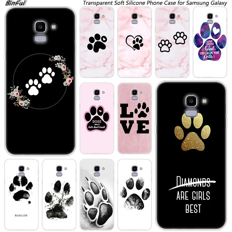Best friends Dog paw Soft Silicone Case For Samsung Galaxy J8 J6 J4 2018 J2 Core J5 J6 J7 Prime J3 2016 2017 EU J4 Plus Cover
Best friends Dog paw Soft Silicone Case For Samsung Galaxy J8 J6 J4 2018 J2 Core J5 J6 J7 Prime J3 2016 2017 EU J4 Plus Cover