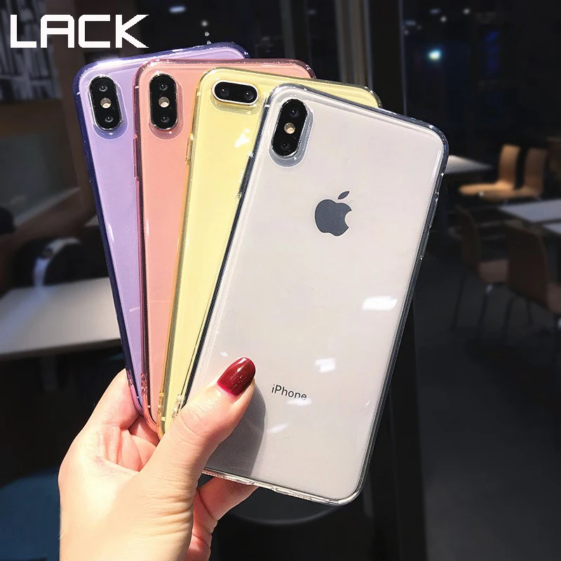 LACK Candy Color Transparency Couple Phone Cases For iphone 11 11Pro Max X XR XS Max 6 6S 7 8 Plus Clear Simple Soft Back Cover
LACK Candy Color Transparency Couple Phone Cases For iphone 11 11Pro Max X XR XS Max 6 6S 7 8 Plus Clear Simple Soft Back Cover