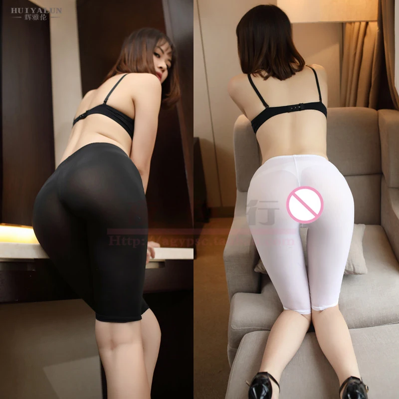 Sexy Ice Silk Open Crotch Transparent One-piece See Through Calf-Length Pants Erotic pant Club Wear Slim Hip Soft Legs Tights
Sexy Ice Silk Open Crotch Transparent One-piece See Through Calf-Length Pants Erotic pant Club Wear Slim Hip Soft Legs Tights