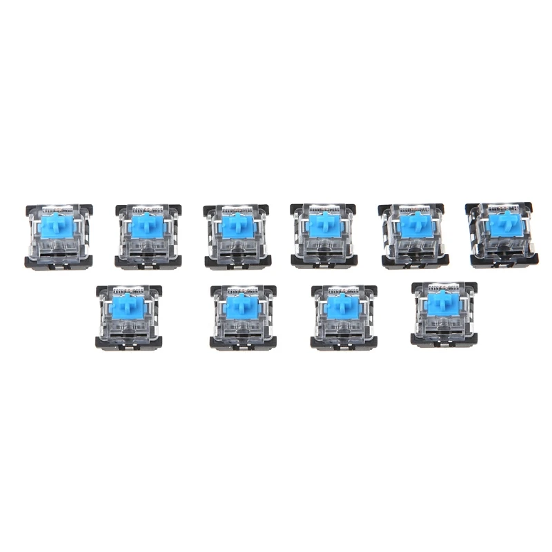 10Pcs 3 Pin Mechanical Keyboard Switch Blue For Cherry MX Keyboard Tester Kit High Quality New
10Pcs 3 Pin Mechanical Keyboard Switch Blue For Cherry MX Keyboard Tester Kit High Quality New