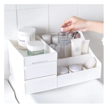 1 Pcs Multi-functional Jewelry Box Plastic Cosmetic Storage Box With Small Drawer Desk Sundries Storage Container Organizer
1 Pcs Multi-functional Jewelry Box Plastic Cosmetic Storage Box With Small Drawer Desk Sundries Storage Container Organizer
