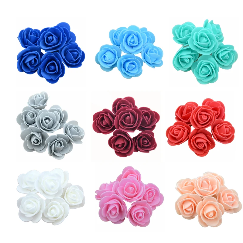 50pcs 3.5cm Artificial Foam Rose Heads Flower For DIY Wreath Home Wedding Decoration Cheap Fake Flower Handmade Accessories
50pcs 3.5cm Artificial Foam Rose Heads Flower For DIY Wreath Home Wedding Decoration Cheap Fake Flower Handmade Accessories