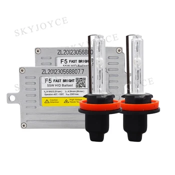 Original DLT F5 55W HID Ballast Kit Car Headlight 45W Cnlight Bulb H1 H11 9005 HB4 D2H H7 HID Bulb 6000K 55W Fast Bright HID Kit
Original DLT F5 55W HID Ballast Kit Car Headlight 45W Cnlight Bulb H1 H11 9005 HB4 D2H H7 HID Bulb 6000K 55W Fast Bright HID Kit