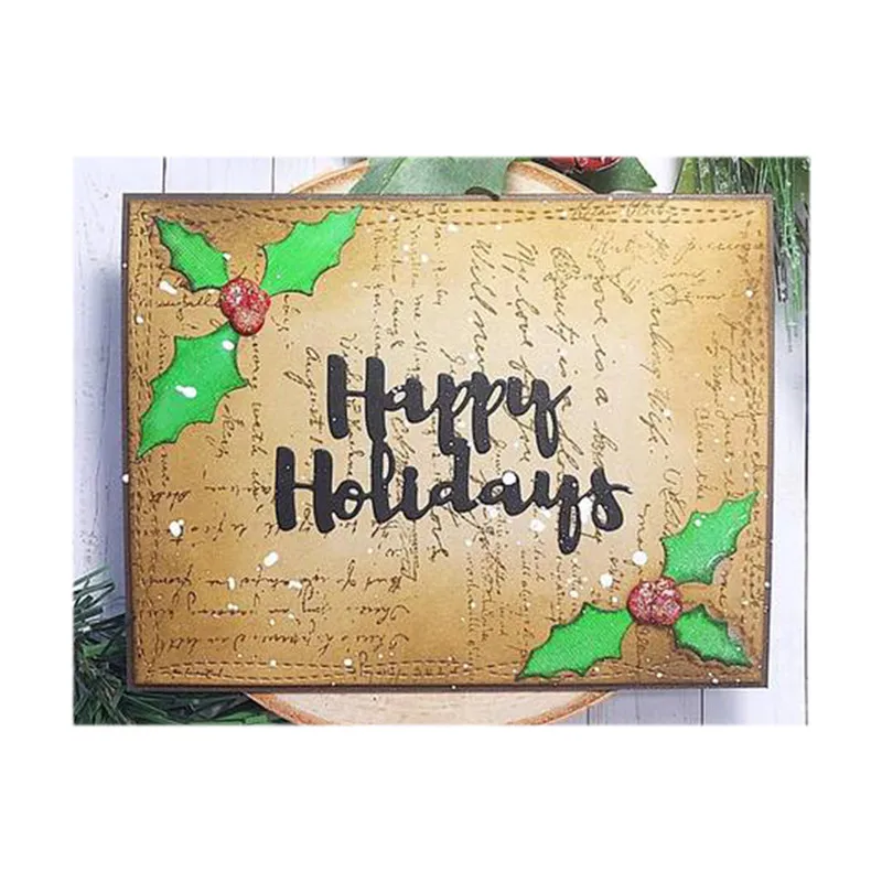 Naifumodo Happy Holidays Letter Metal Cutting Dies for Craft Dies Scrapbooking Album Stencil Card Making Cutting Dies New 2019
Naifumodo Happy Holidays Letter Metal Cutting Dies for Craft Dies Scrapbooking Album Stencil Card Making Cutting Dies New 2019