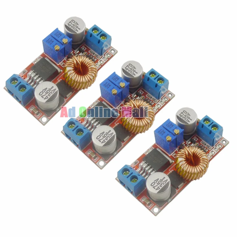 3PCS DC Buck Converter 5V-32V to 0.8V-30V 5A Constant Current Voltage LED CC CV Driver lithium-ion Battery Charging Module
3PCS DC Buck Converter 5V-32V to 0.8V-30V 5A Constant Current Voltage LED CC CV Driver lithium-ion Battery Charging Module