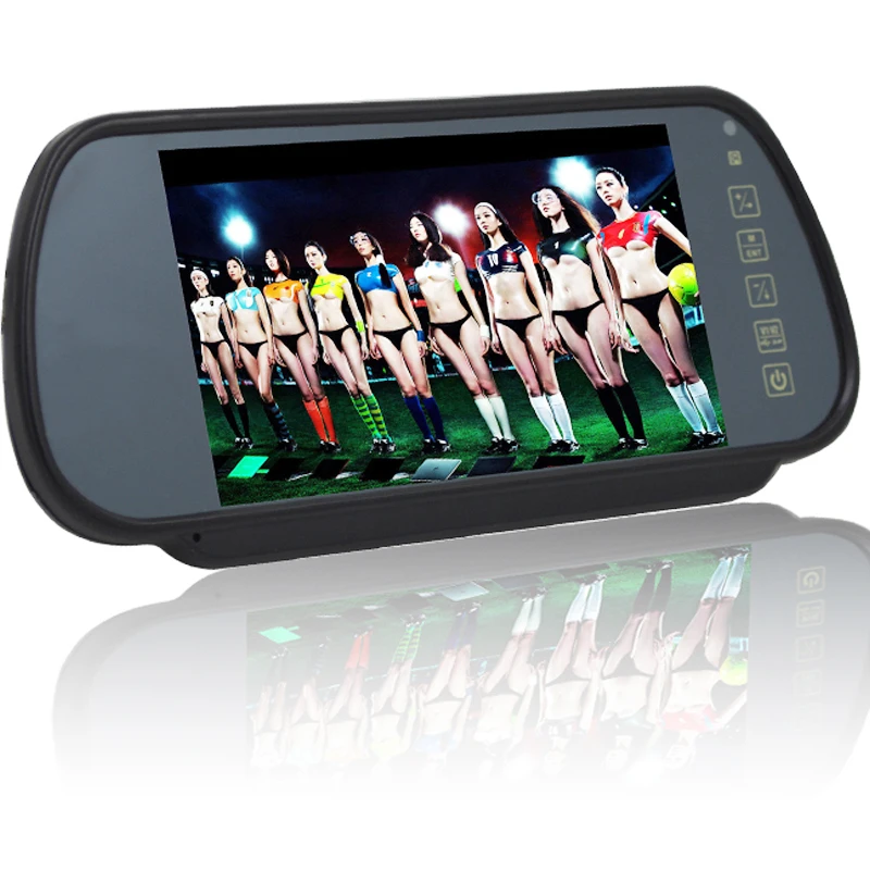 

High Resolution 7" Color TFT LCD Car Parking Assistance Monitors DC 12V HD car display + HD car camera combination