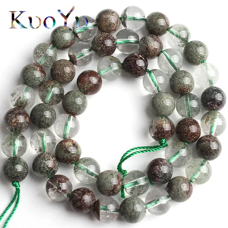 Natural Genuine Green Ghost Quartz Beads Gem Round Loose Spacer Bead For Jewelry Making Diy Bracelet Necklace 15"Inches 6/8/10mm 
Natural Genuine Green Ghost Quartz Beads Gem Round Loose Spacer Bead For Jewelry Making Diy Bracelet Necklace 15"Inches 6/8/10mm