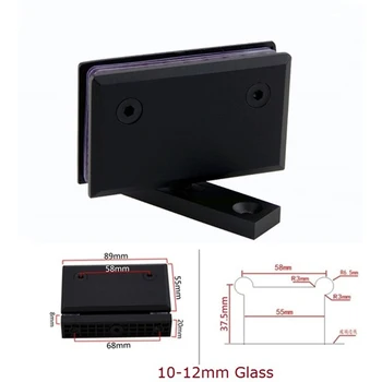 2Pcs/Lot 304 Stainless Steel 360 Degrees Top Bottom Mount Glass Pivot Hinge Clamp 45Kg Matt Black
2Pcs/Lot 304 Stainless Steel 360 Degrees Top Bottom Mount Glass Pivot Hinge Clamp 45Kg Matt Black