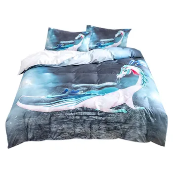 Quilt Cover Set Polyester Bed Cover Set 3D Dragon on the Castle Duvet Cover Bedding Set Quilt Cover Pillow Casew715
Quilt Cover Set Polyester Bed Cover Set 3D Dragon on the Castle Duvet Cover Bedding Set Quilt Cover Pillow Casew715
