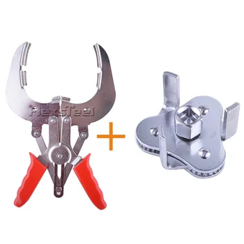Adjuestable Piston Ring Expander Pliers Install Remover+Two Way Oil Filter Wrench Tool with 3 Jaw Auto Vehicle Car Repairs Tools
Adjuestable Piston Ring Expander Pliers Install Remover+Two Way Oil Filter Wrench Tool with 3 Jaw Auto Vehicle Car Repairs Tools