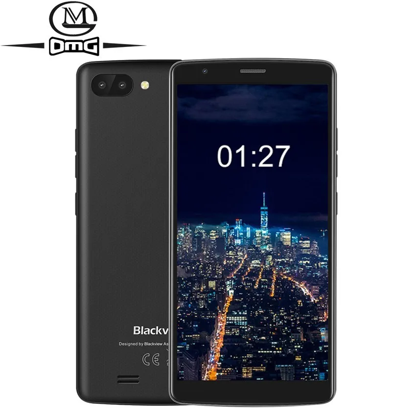 

Blackview A20 Smartphone 18:9 5.5" Android Go cell phones dual Camera 1GB RAM 8GB ROM MT6580M 5MP 3G Mobile phone