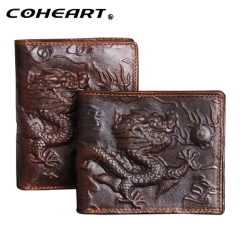 Genuine leather Men Wallet Dragon Pattern High Quality Purse Male Fashion Style Dark Brown Imported wallets Free Shipping
Genuine leather Men Wallet Dragon Pattern High Quality Purse Male Fashion Style Dark Brown Imported wallets Free Shipping
