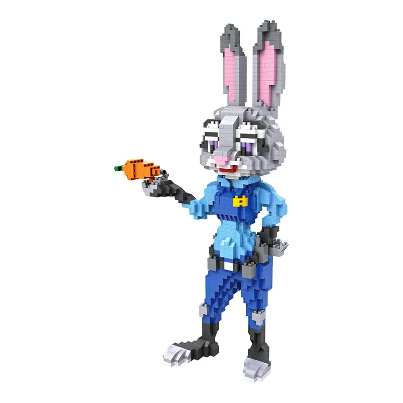 Hot America catoon movie Zootopia LOZ mini diamond building block Judy Hopps Rabbit nanoblock model educational toys Hot America catoon movie Zootopia LOZ mini diamond building block Judy Hopps Rabbit nanoblock model educational toys<br><br>Aliexpress