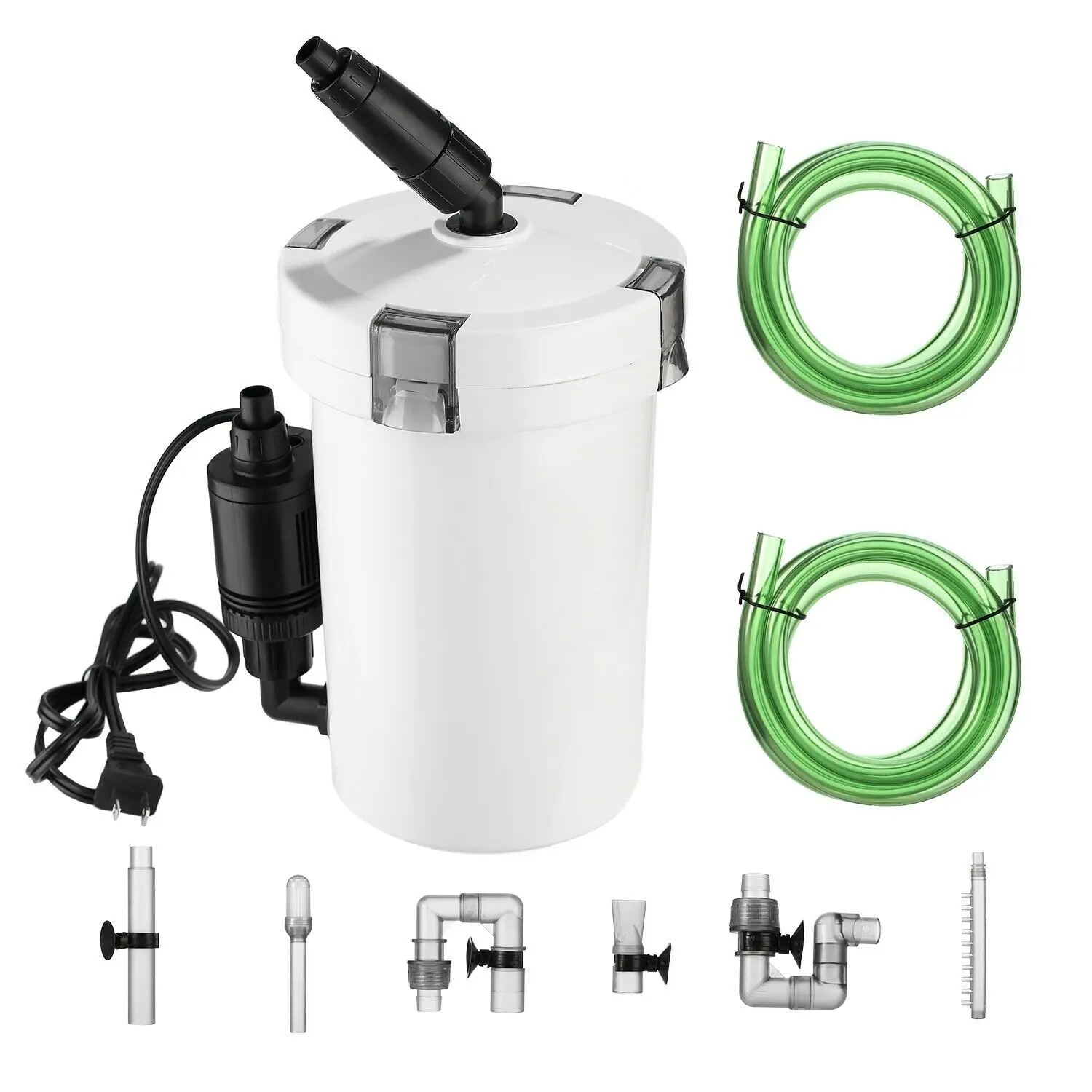 New External Canister Filter Table Top Aquarium Fish Tank 400L/h 6W 220V 105 GPH Fresh/Salt Aquarium Multi-layer External Filter
New External Canister Filter Table Top Aquarium Fish Tank 400L/h 6W 220V 105 GPH Fresh/Salt Aquarium Multi-layer External Filter
