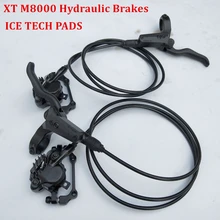 Fiets Hydraulische Schijfrem Voor SHIMANO DEORE XT M8000 Links & Rechts 800/1500mm MTB Mountainbike Rem omvatten ICE-TECH PADS(China)